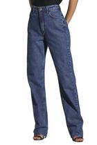 Calça Jeans Sommer Reta Cintura Alta Azul