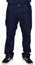 Calça Jeans Stretch Lycra Masculina Slim 100% Algodão Linha Premium Tamanho Plus Size