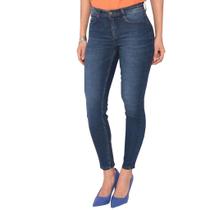Calça Jeans Super Skinny Feminina Básica Cintura Alta