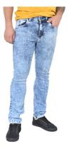 Calça Jeans Super Skinny Masculina Lavagem Media Marmorizada Calça Jeans Super Skinny Masculina Lavagem Media Marmorizada