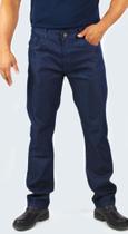 Calça jeans tradicional masculina reforçada para trabalho 100%algodao