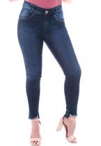 Calça jeans traymon cropped skinny