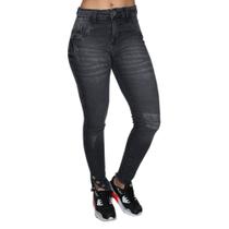 Calça Jeans Tricats Ilhós Soho - Preta Calça Jeans Tricats Ilhós Soho - Preta