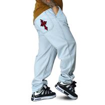 Calça Jeans Trip Side Balão Delavê Cross Azul C025B Cor:AzulTamanho:42