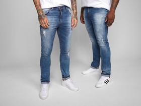 Calça Jeans Vista Magalu Skinny Puídos