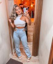Calça jeans wed leg