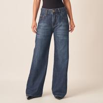 Calça Jeans Wide Cintura Super Alta Vera Calça Jeans Wide Cintura Super Alta Vera
