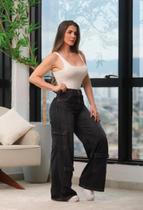 Calça Jeans Wide Leg Cida 42 Calça Jeans Wide Leg Cida 42