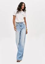 Calça Jeans Wide Leg Cintura Super Alta 501CF008410 Lança Perfume Calça Jeans Wide Leg Cintura Super Alta 501CF008410 Lança Perfume