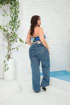 Calça Jeans Wide Leg Clivia 46 Calça Jeans Wide Leg Clivia 46