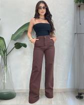 Calça Jeans Wide Leg Color Hera - Elegância e Conforto Calça Jeans Wide Leg Color Hera - Elegância e Conforto