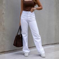 Calça Jeans Wide Leg Feminina Revanche Londrina Calça Jeans Wide Leg Feminina Revanche Londrina