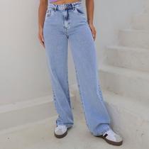 Calça Jeans Wide Leg Feminino Revanche Dirráquio