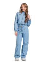 Calça Jeans Wide Leg Juvenil Gloss