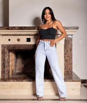 Calça jeans wide leg Calça jeans wide leg