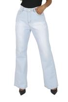 Calça Jeans Wide Leg Moda Feminina Linha Premium Pantalona - Daze Modas