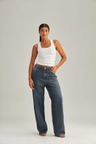Calça Jeans Wide Leg Calça Jeans Wide Leg