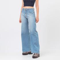 Calça Jeans Wide Pantalona Azul