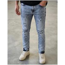 Calça Jogador Jeans Masculina Skinny Calça Jogador Jeans Masculina Skinny