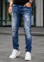 Calça Jogador Jeans Masculina Skinny Original Denim Calça Jogador Jeans Masculina Skinny Original Denim