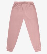 Calça Jogger Básica Moletom Peluciado Rovitex Rosa Calça Jogger Básica Moletom Peluciado Rovitex Rosa