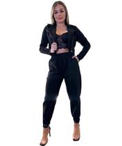 Calça Jogger Bomber Feminina Linho Com Bolso Oferta Do Dia