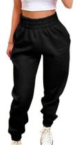 Calca Jogger Calça Moletom Feminino Flanelada Blogueira