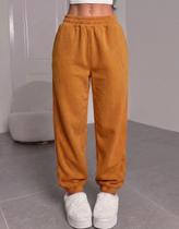 Calca Jogger Calça Moletom Feminino Flanelada Blogueira