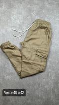 Calça jogger cargo com elástico M/G Calça jogger cargo com elástico M/G