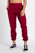 Calça Jogger Color Peluciada Bordô Calça Jogger Color Peluciada Bordô