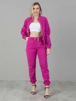 Calça Jogger Colorida Cintura Alta em Sarja - Indulto - Pink Calça Jogger Colorida Cintura Alta em Sarja - Indulto - Pink