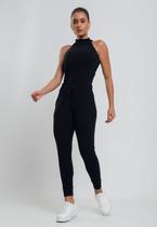Calça Jogger Comfy Malha Canelada Preta Salvatore Calça Jogger Comfy Malha Canelada Preta Salvatore