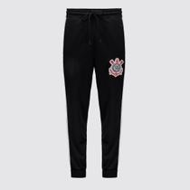 Calça Jogger Corinthians Patch Preta