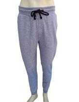 Calça Jogger em Moletom Masculina com bolsos laterais e traseiro, 14587 e ajuste por cadarço