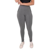 Calça Jogger Feminina Cintura Alta Elastano Envio Imediato Malha Crepe Premium