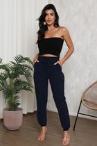 Calça Jogger Feminina Duna Azul Calça Jogger Feminina Duna Azul