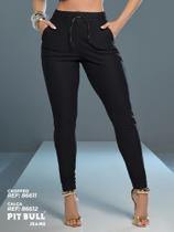 Calça Jogger Feminina Pitbull Cintura Alta Skinny