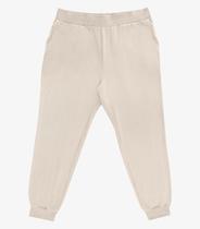 Calça Jogger Feminina Plus Size Secret Glam Bege