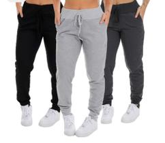 Calça jogger feminina ribana moletinho conforto TB moda fitness Calça jogger feminina ribana moletinho conforto TB moda fitness