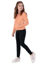 Calça Jogger Infantil Menina em Moletinho Brandili Calça Jogger Infantil Menina em Moletinho Brandili