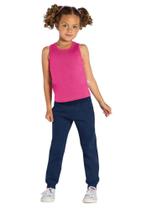 Calça Jogger Infantil Menina em Moletinho Brandili Calça Jogger Infantil Menina em Moletinho Brandili