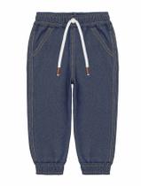 Calça Jogger Jeans Escuro Abrange