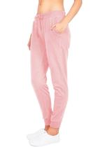 Calça Jogger Macia Ambiance Juniors Malva Tamanho Médio