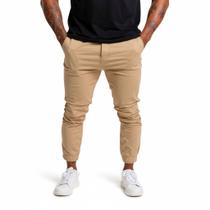 Calça Jogger Masculina Adulto Slim Fit Moda Academia Com Punho