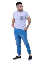 Calça Jogger masculina Azul Claro Super stone Ice Amel Jeans