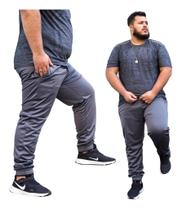 Calça Jogger Masculina Forrada Flanelada Tamanhos Grande 106