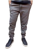 Calça jogger masculina possui elastano ajuste cordão na cintura pronta entrega