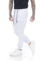 Calça Jogger Masculina White Premium Cordão Ajustavel - Branco
