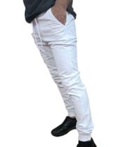 calça jogger masculino jeans E sarja com punho elástico calça jogger masculino jeans E sarja com punho elástico