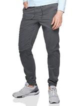 Calça Jogger Match Chino Slim Fit 100% Algodão